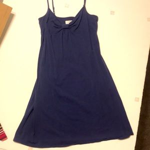 LOFT cotton dress purple size s